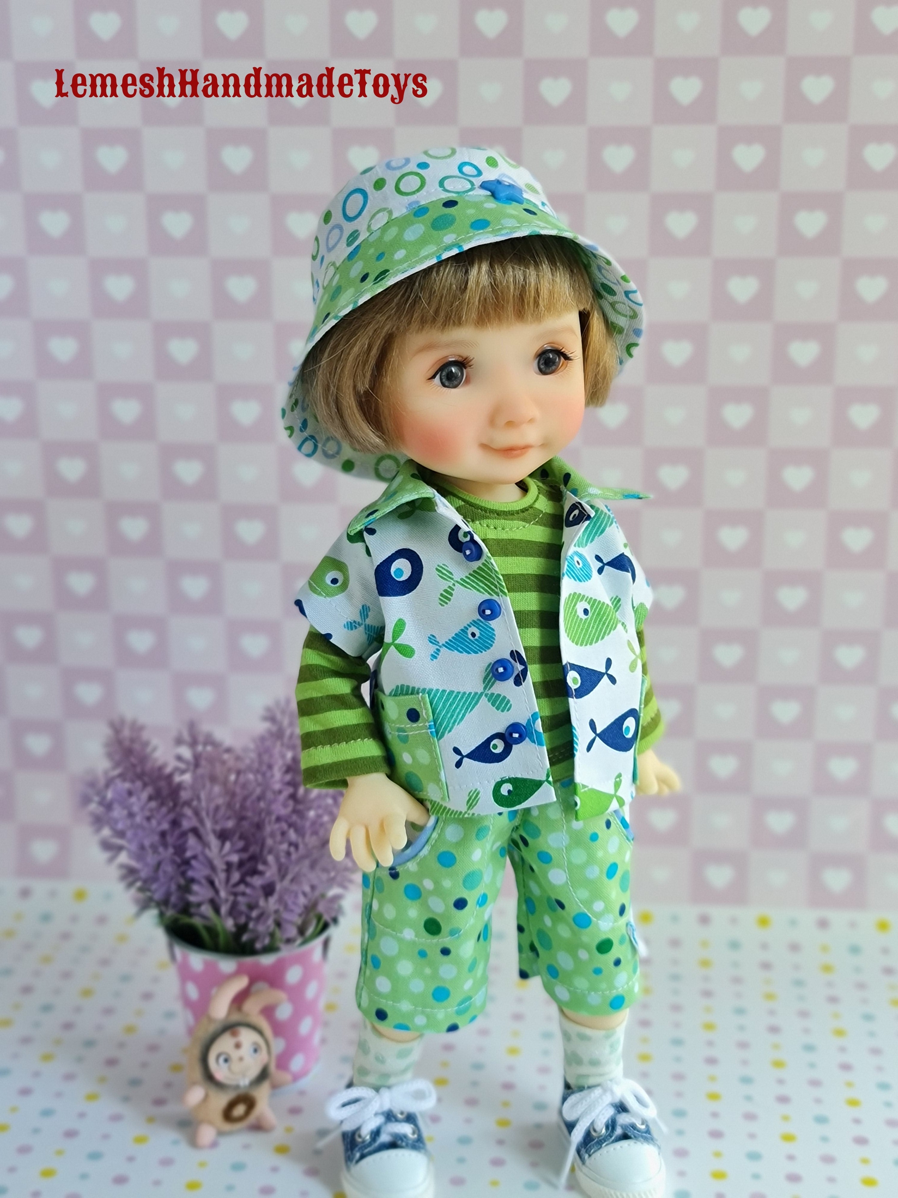 Meadow Dumpling Doll Clothes. 11 inch.