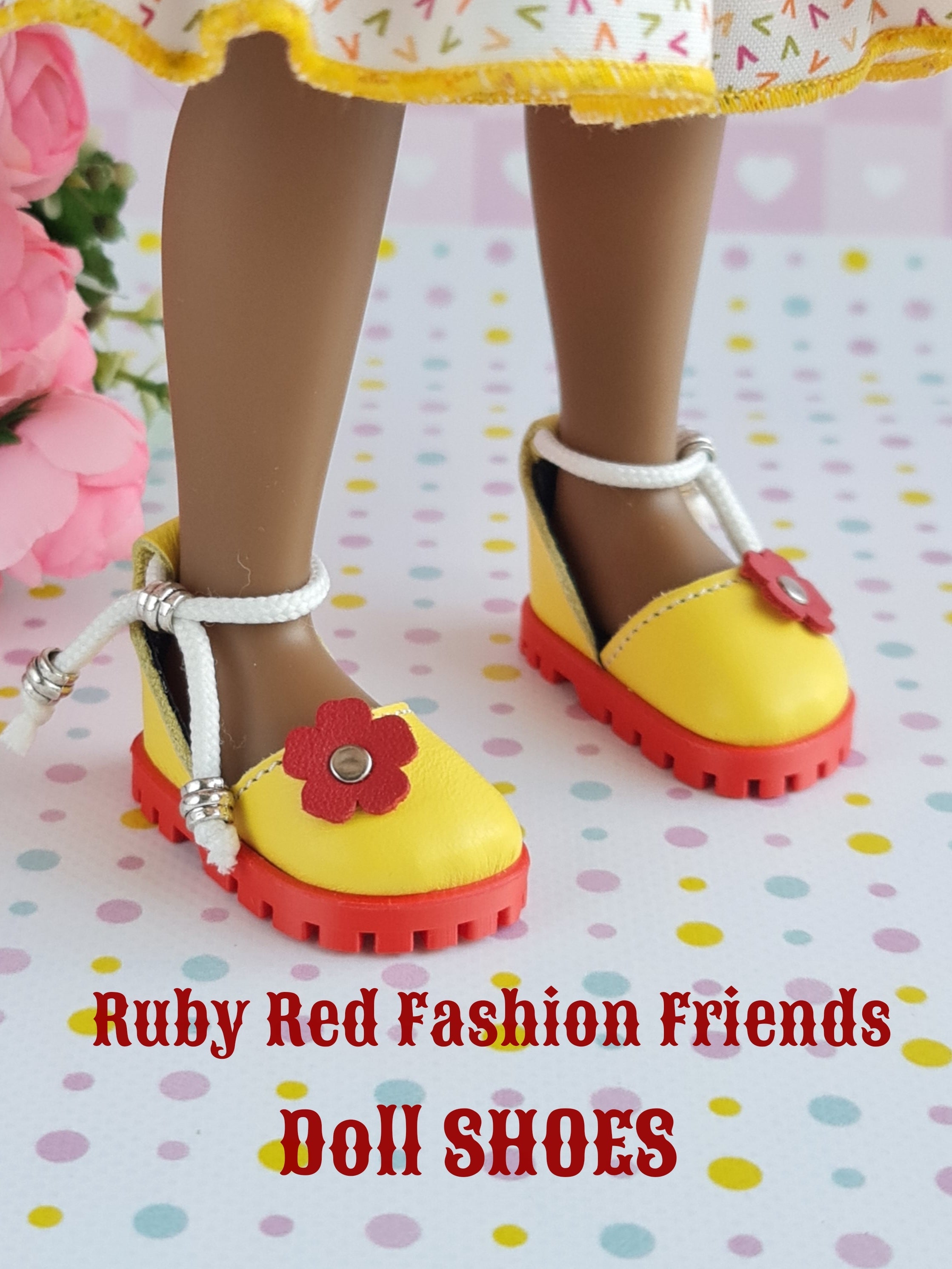 Shoes for Ruby Red Fashion Friends doll.