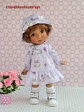 My Meadow Moppet Doll Clothes.  Meadow doll clothes 15 inch. Dress. Hat.