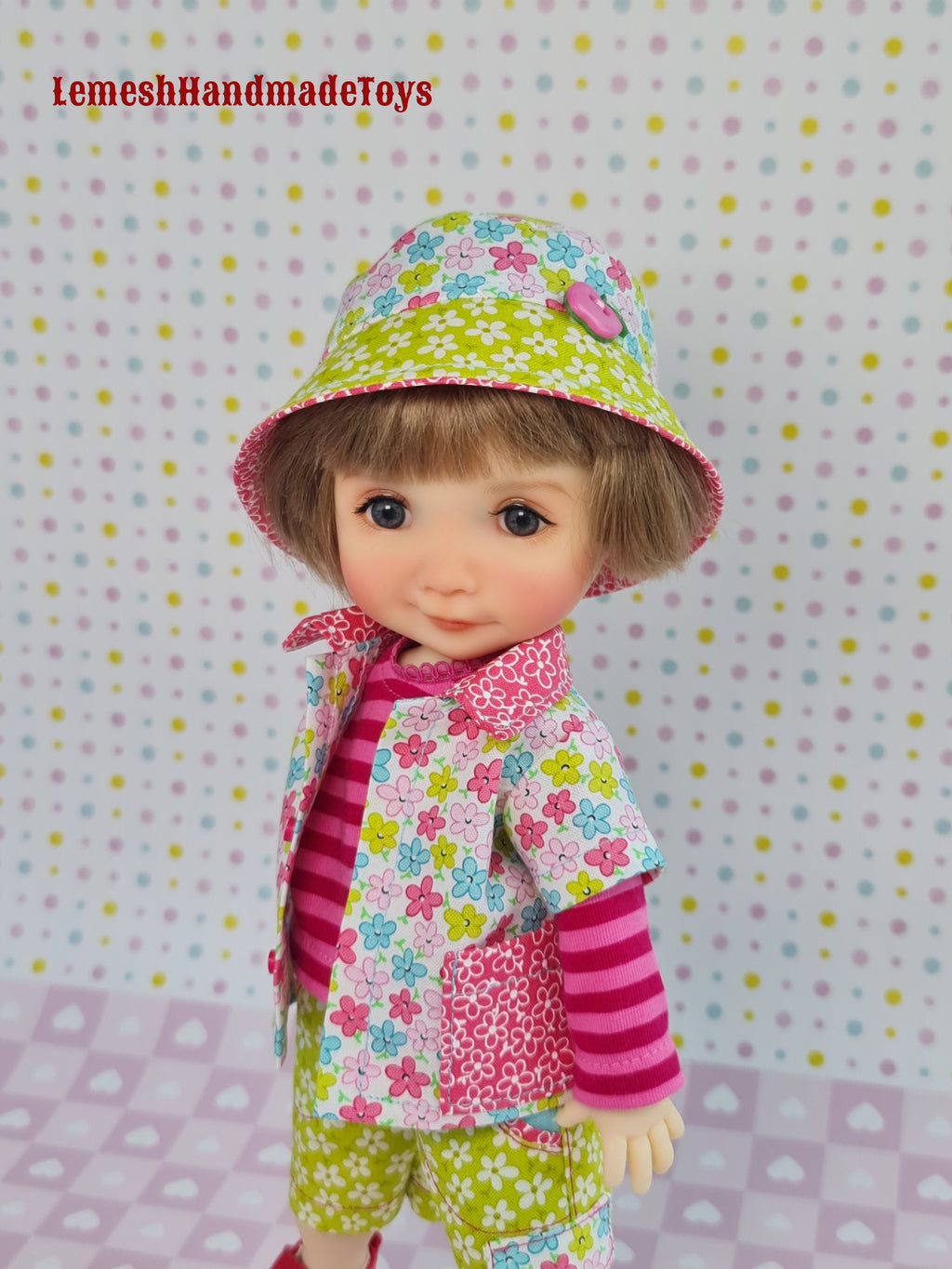 Meadow Dumpling Doll Clothes.  4pcs. Meadow doll clothes 11 inch. 28cm.