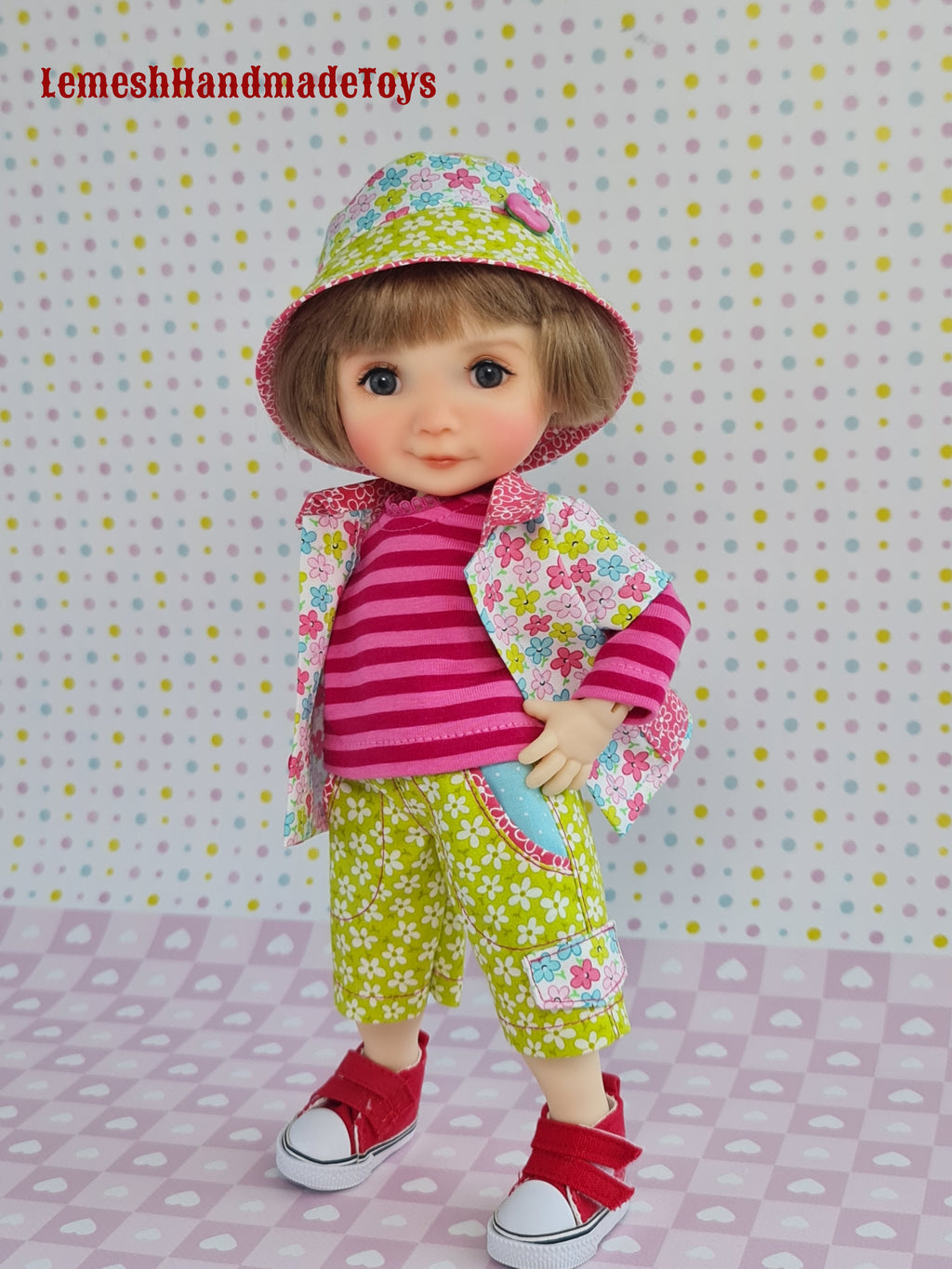 Meadow Dumpling Doll Clothes.  4pcs. Meadow doll clothes 11 inch. 28cm.