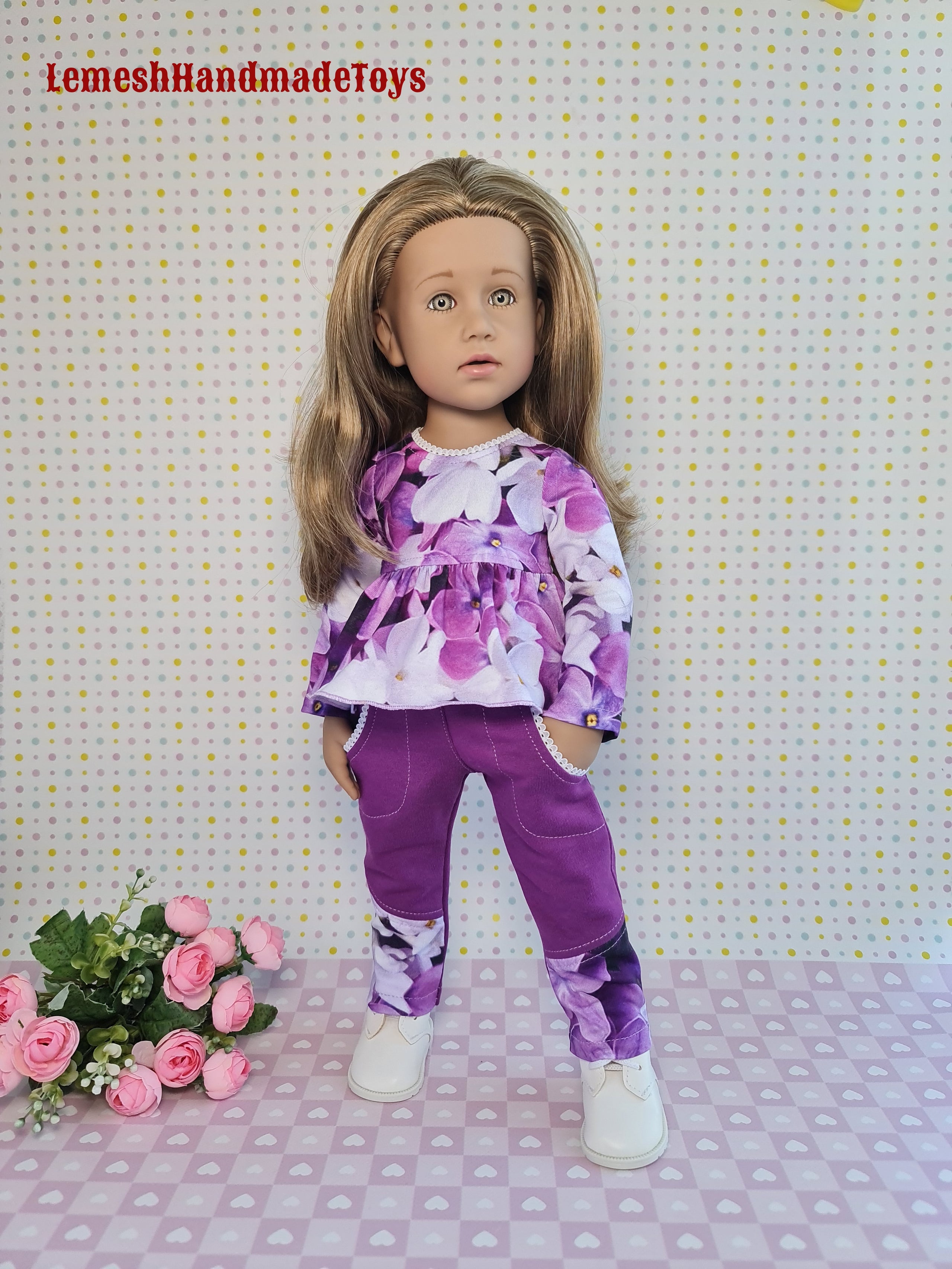 Clothes for Gotz dolls. 18 inch Doll Clothes. Gotz happy kidz doll. 2pcs.
