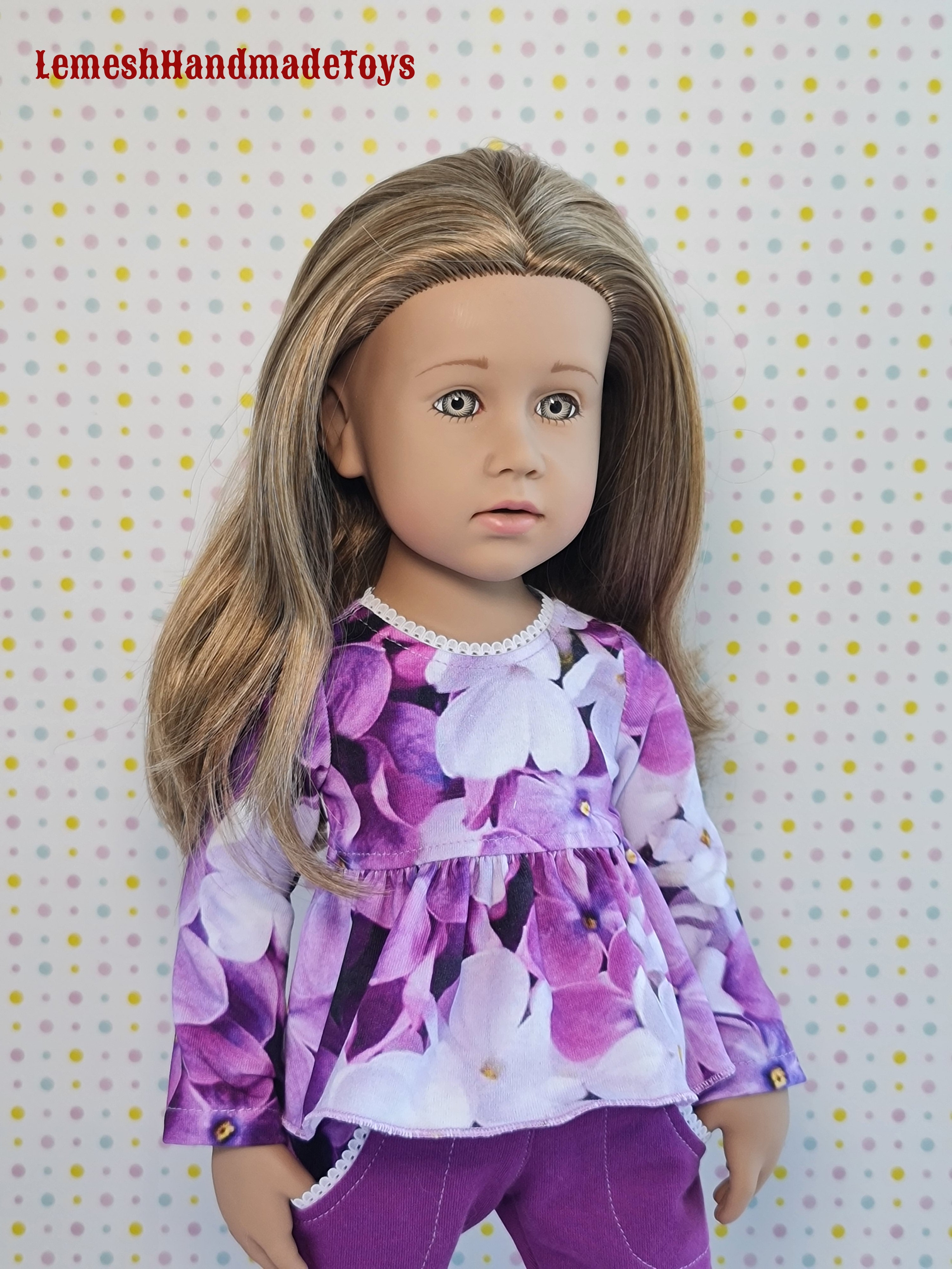 Clothes for Gotz dolls. 18 inch Doll Clothes. Gotz happy kidz doll. 2pcs.