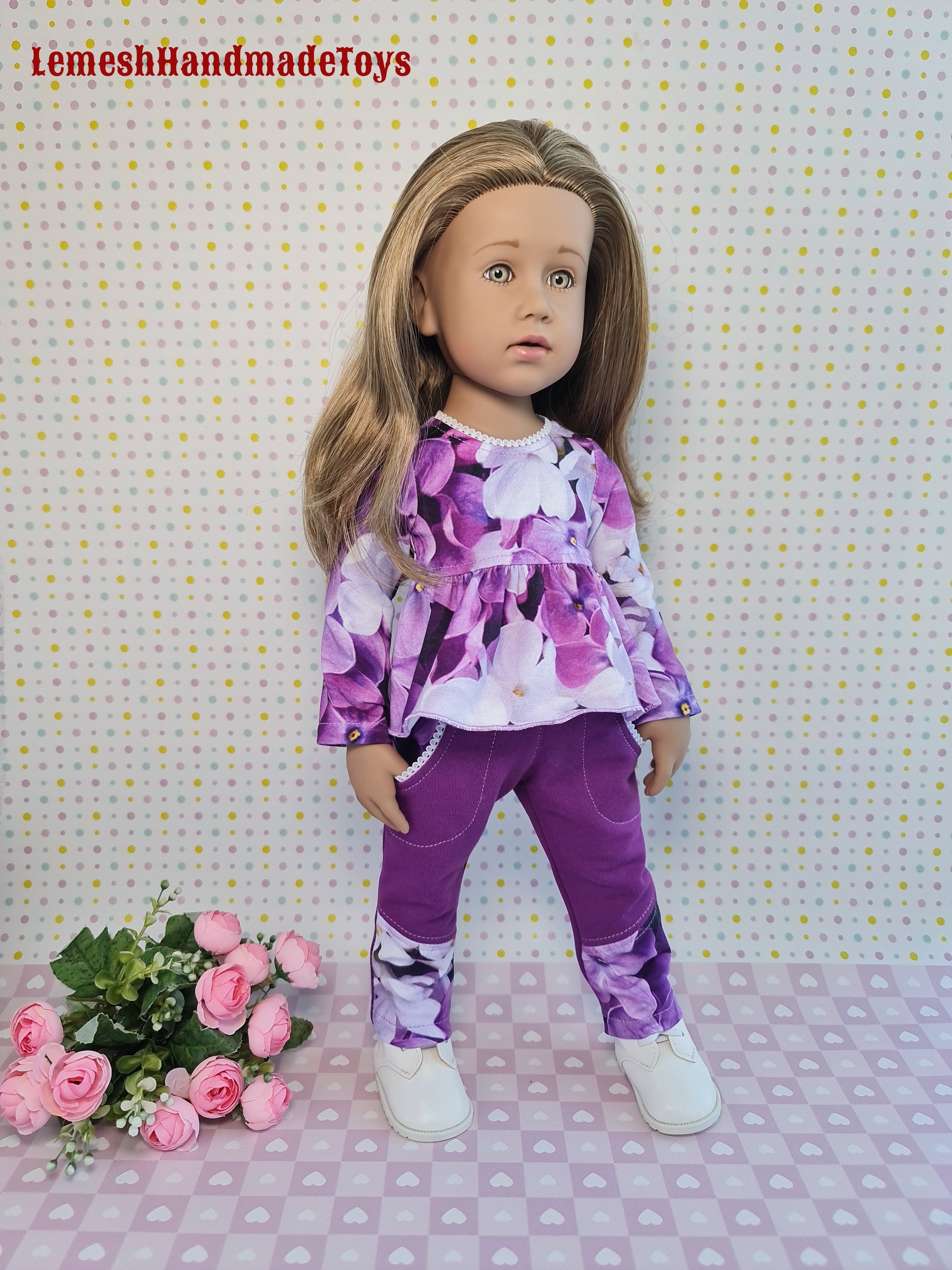 Clothes for Gotz dolls. 18 inch Doll Clothes. Gotz happy kidz doll. 2pcs.