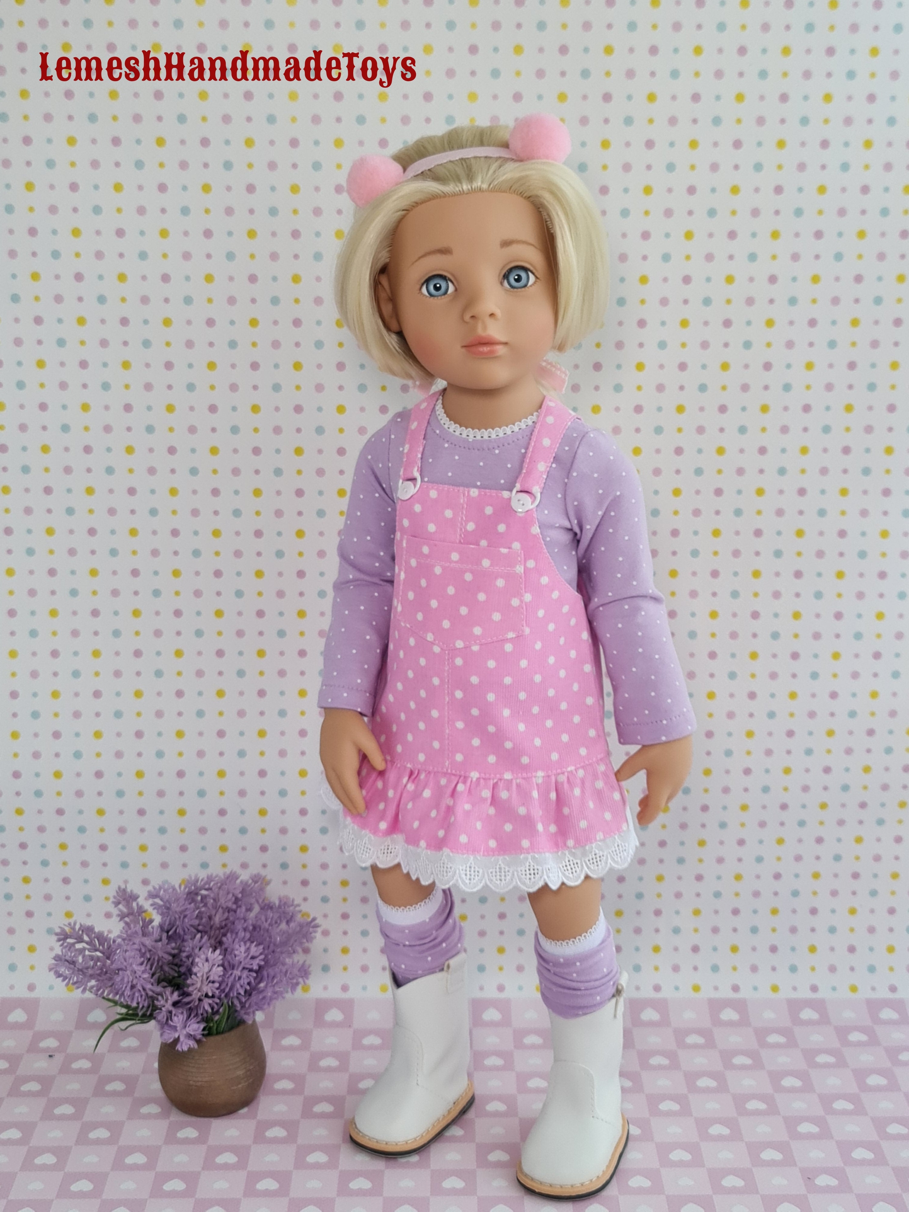 Clothes for Gotz dolls. 18 inch Doll Clothes. Gotz happy kidz doll. 4pcs.