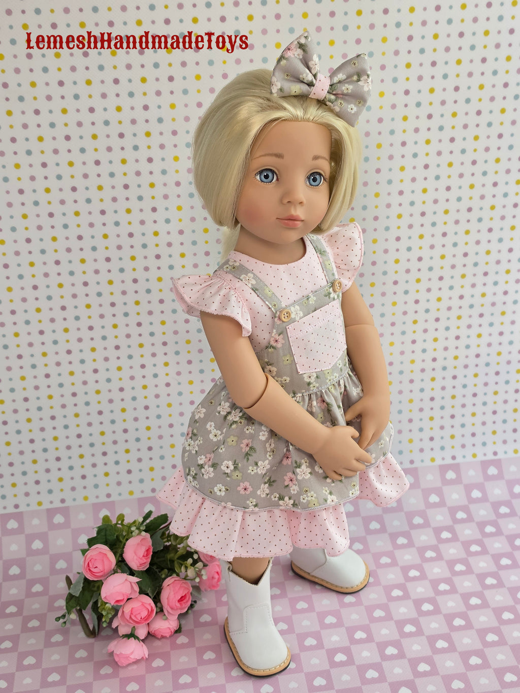 Clothes for Gotz dolls. 18 inch Doll Clothes. Gotz happy kidz doll. 3pcs.