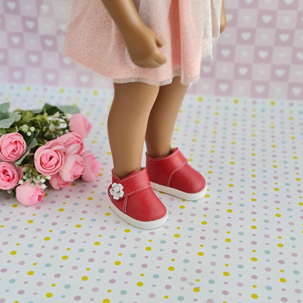 Shoes for Sasha Morgenthaler dolls. 16 inch. Petitcollin Starlette doll shoes.