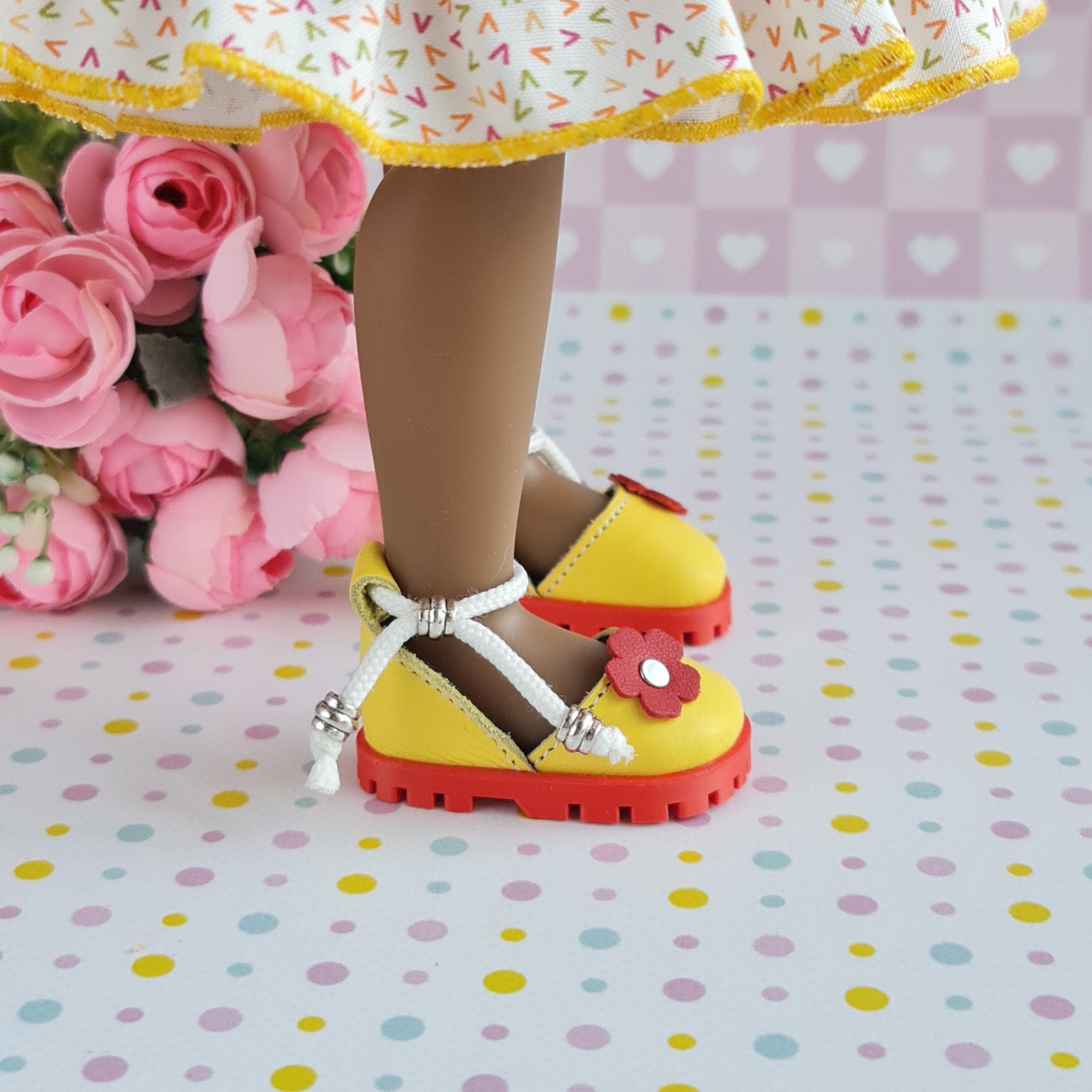 Ruby Red doll shoes. Shoes for Ruby Red Fashion Friends doll.