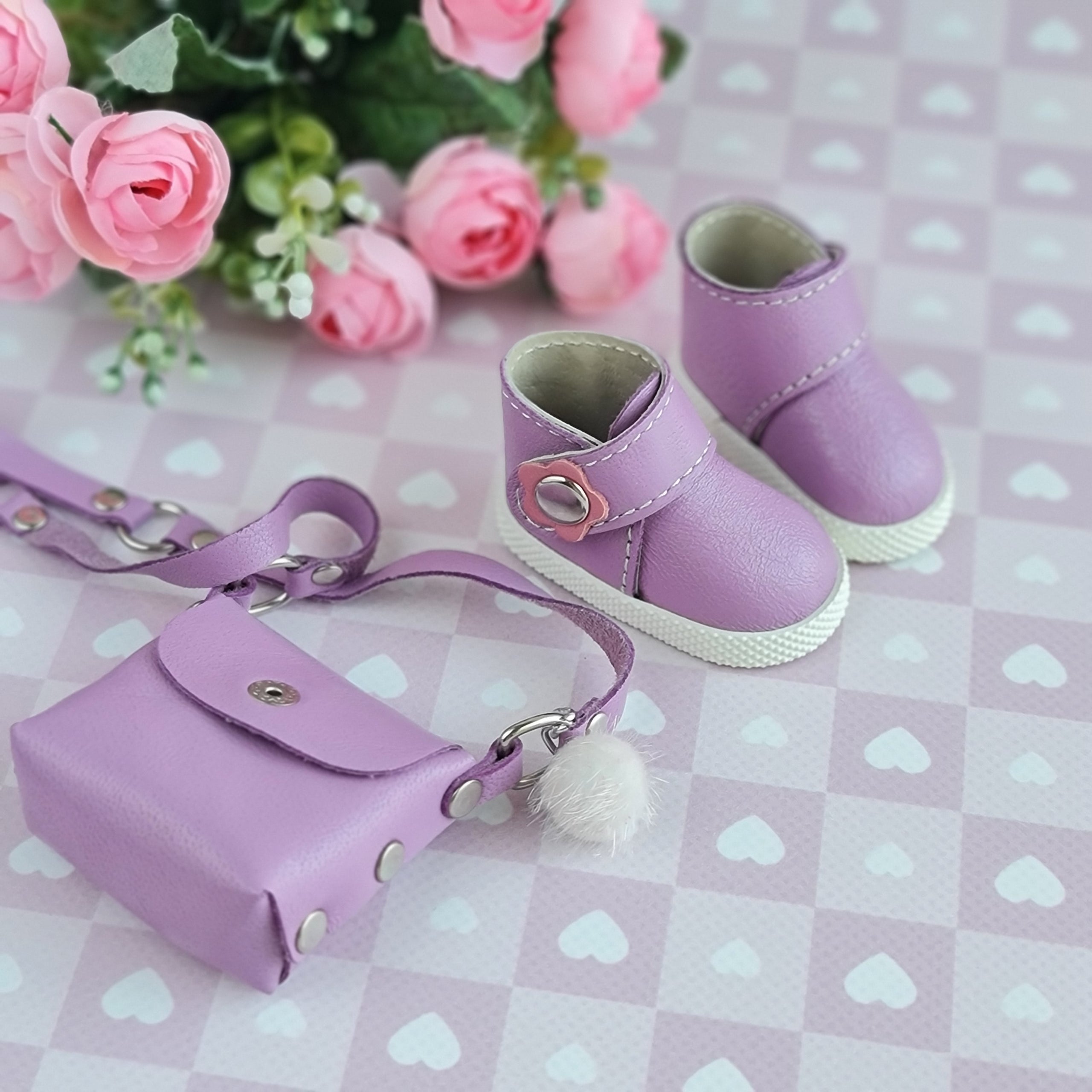 Gotz Little kidz doll shoes. 14 inch. SHOES, BAG.